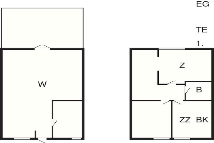 6 Person Holiday Home In スケーエン エクステリア 写真